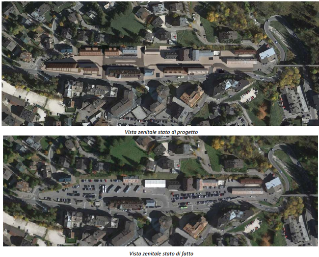Progetto di riqualificazione dell'ex stazione - Comune di Cortina d'Ampezzo
